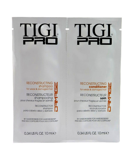 Tigi PRO Reconstructing 2-in-1 Shampoo And Conditioner For Weak And Damaged Hair 0.34 fl.oz 10 mL
